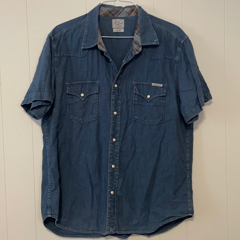 Denim Lucky Brand Shirt Size XL